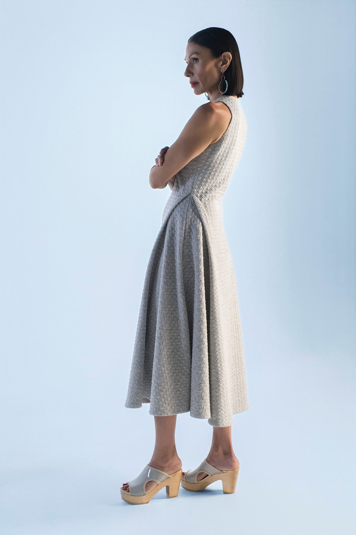 Knit Pleated Dress