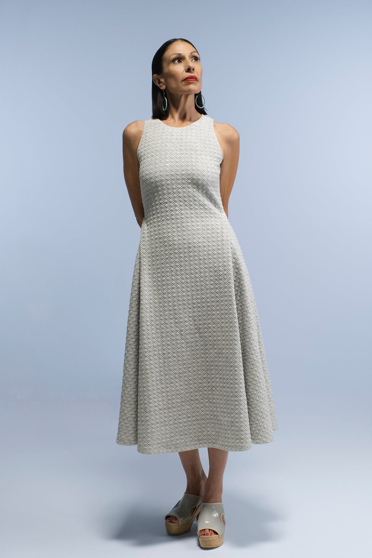 Knit Pleated Dress