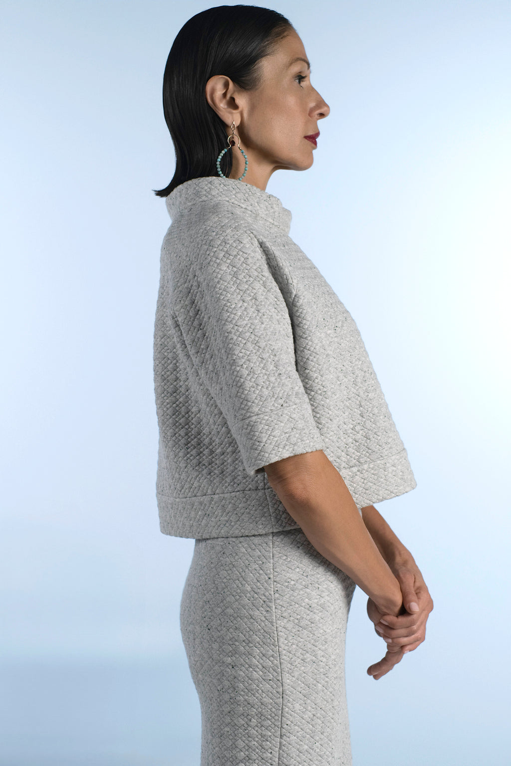 Cropped Knit Top